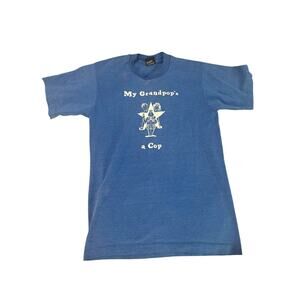 Vtg 80s "My Grandpop’s a Cop" Single Stitch Tee 👮‍♂️⭐